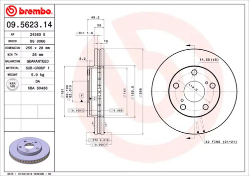 Set freni disco brembo - freni, a