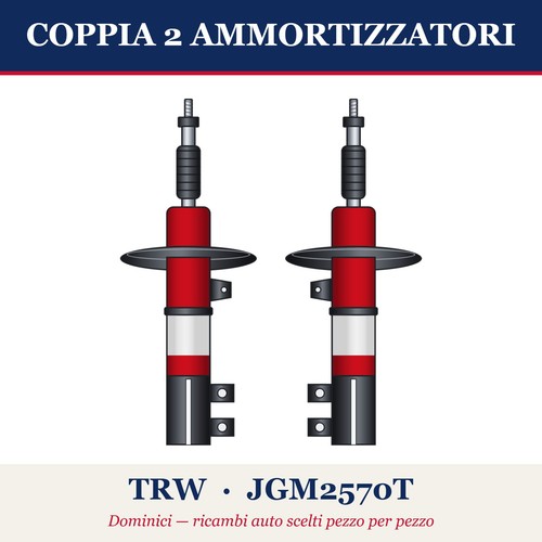 Coppia ammortizzatori trw - coppia,