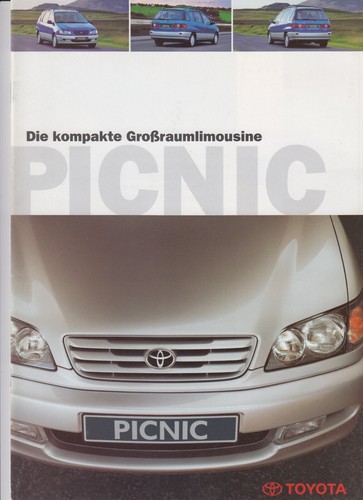 Toyota picnic depliant - toyota,